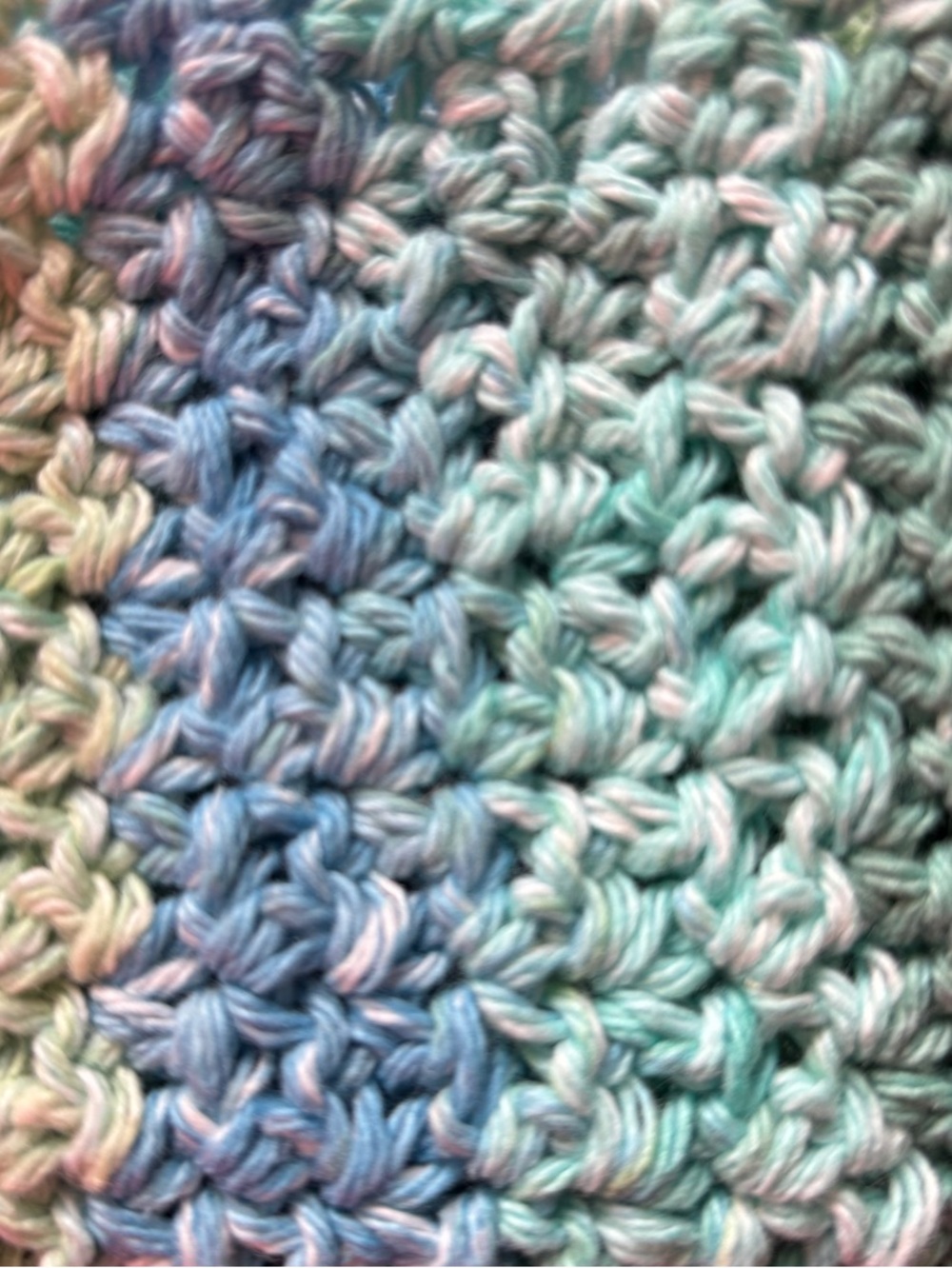 Handmade Multicolor Crochet Washcloth Set - Picture 4 of 7